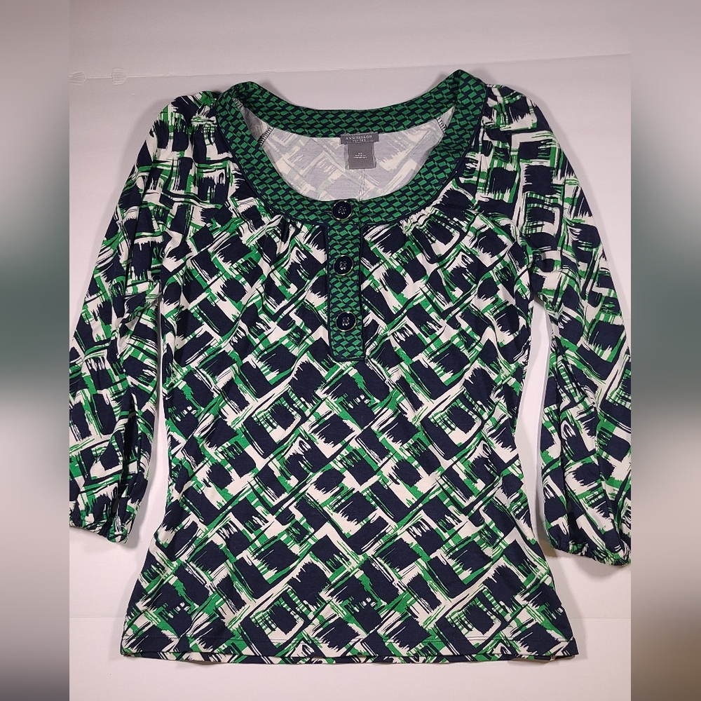 Womens Ann Taylor long sleeve blouse